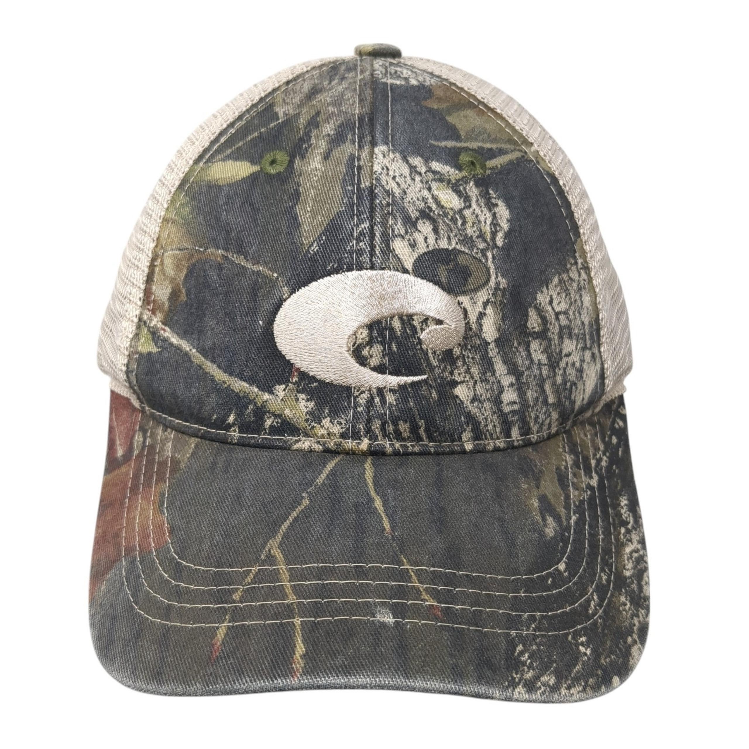 Strapback Trucker Hat Multicolor One Size Camo Mesh Back - Costa Del Mar