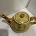 Vintage Hall 6Cup Teapot - Yellow With Gold