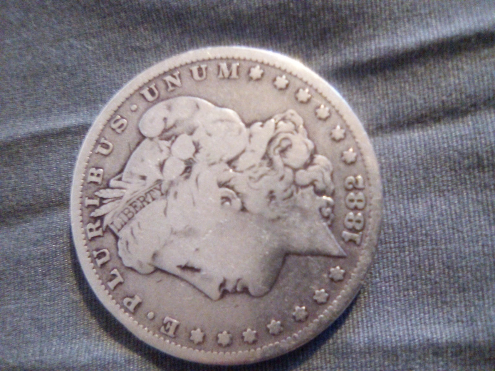 1882 P 1 Morgan dollar