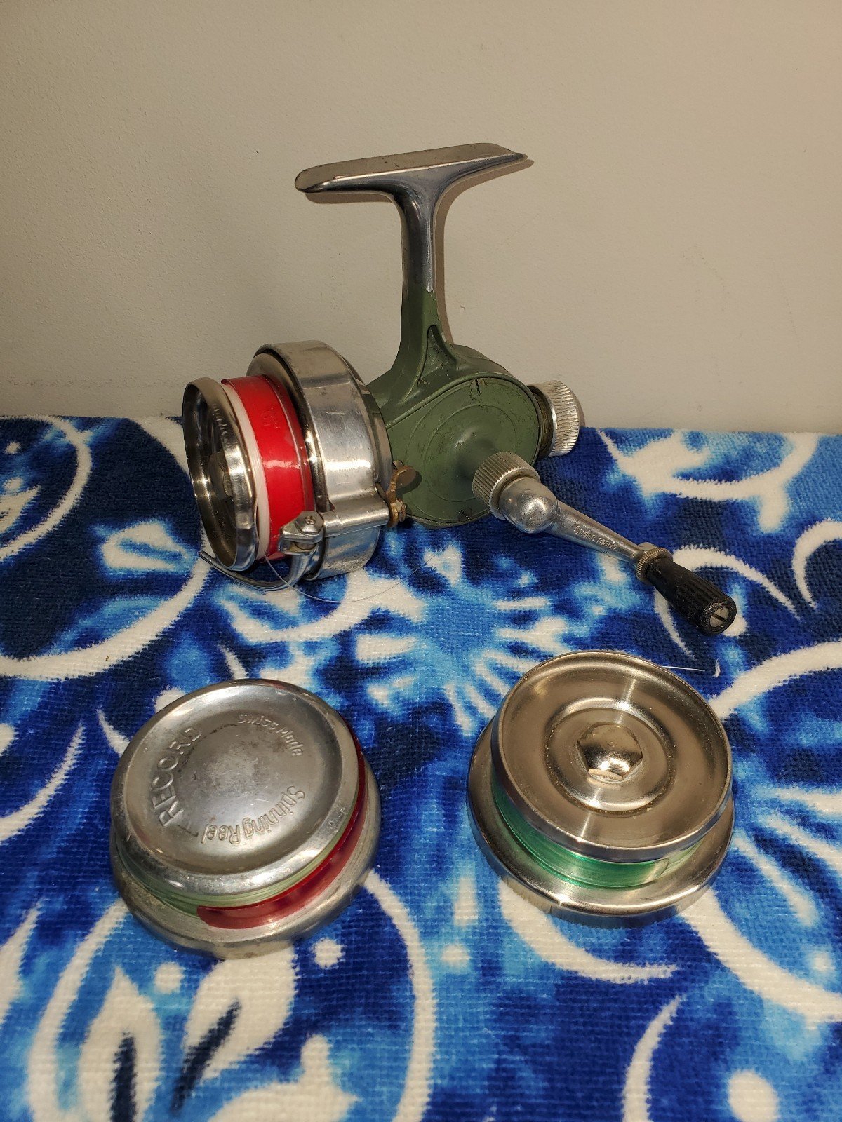 Vintage Record C. Siegrist Zurich Fishing Reel