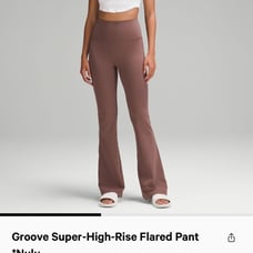 lululemon athletica Groove Super High Rise Flared Nulu Pants