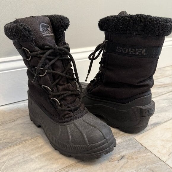 NEW Sorel Cumberland NL1101-010 Women’s Size 6 Black Waterproof Winter Boots