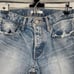 Moussy Blue Light Wash Distressed Tapered Straight Leg Jeans Size 26