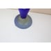 Frosted Cobalt Glass Lamp Base Vintage 92551