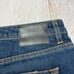 R13 Boy Straight Jeans SIZE 30 x 26 Lily Blue Cropped Distressed Honeycomb ITALY
