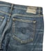 R13 Boy Straight Jeans SIZE 30 x 26 Lily Blue Cropped Distressed Honeycomb ITALY