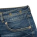 R13 Boy Straight Jeans SIZE 30 x 26 Lily Blue Cropped Distressed Honeycomb ITALY