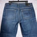 R13 Boy Straight Jeans SIZE 30 x 26 Lily Blue Cropped Distressed Honeycomb ITALY