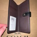 NWT COACH Slim Long Wallet In Signature Canvas Brown/Black Gold Hardware