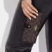 NWT COACH Slim Long Wallet In Signature Canvas Brown/Black Gold Hardware
