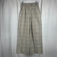 Madewell Carley Wide-Leg Pants in Plaid.