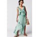 New Free People If Only Set 168 SMALL Harbor Green BOHOCHIC Maxi Skirt Set