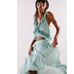 New Free People If Only Set 168 SMALL Harbor Green BOHOCHIC Maxi Skirt Set