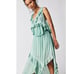 New Free People If Only Set 168 SMALL Harbor Green BOHOCHIC Maxi Skirt Set