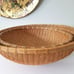 Set of Two (2) Vintage Woven Basket Bowl