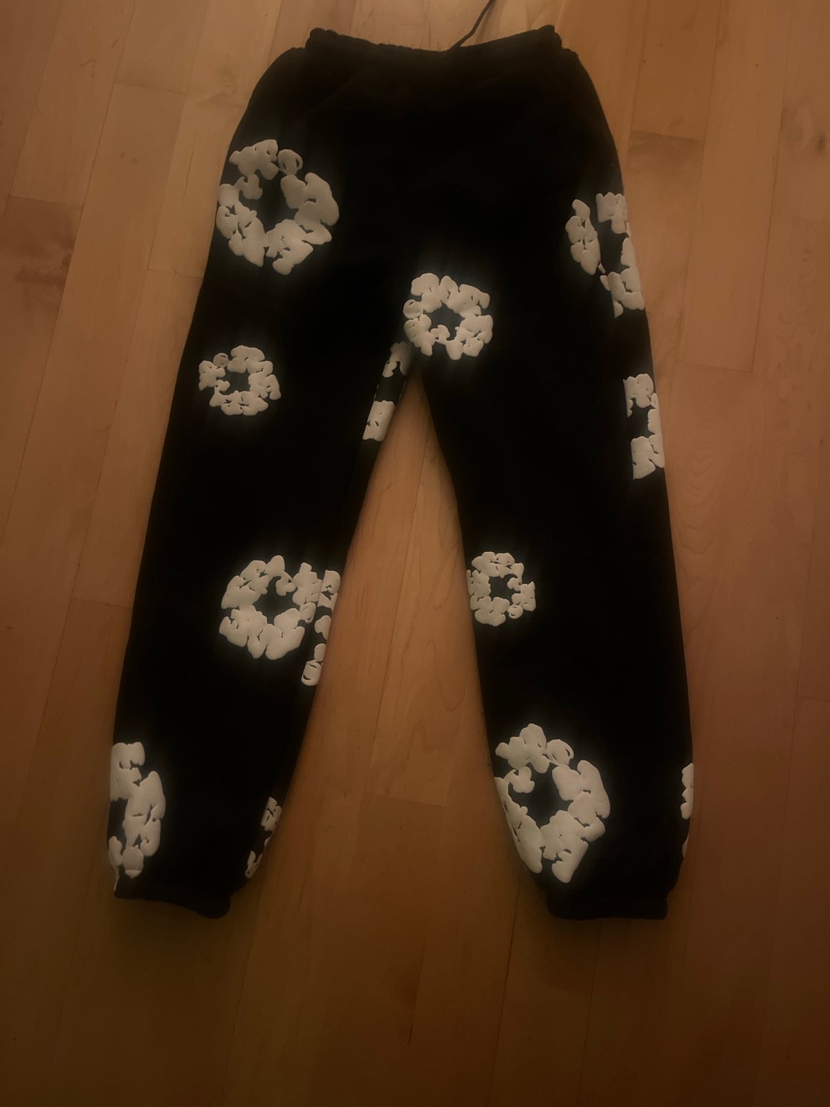 Denim tears sweat pants blacked up