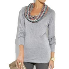 NWT MISSONI Jersey cowl neck Sweater Top