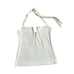 Susana Monaco Ivory Halter Top S With V-Notch Front, SMALL
