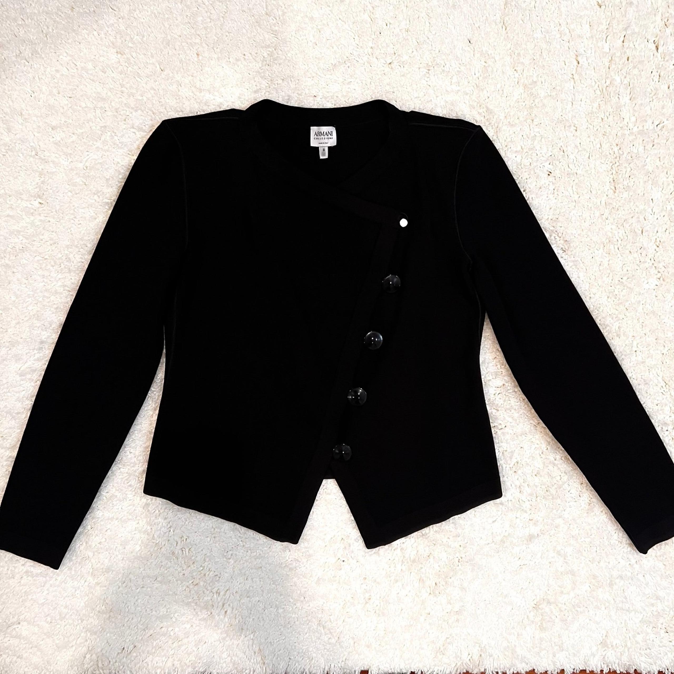 Armani Collezioni Asymmetric Button Blazer