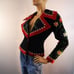 Vintage Show Piece Embroidered Blazer Sz Medium IDOL England Wool Jacket Rare