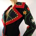 Vintage Show Piece Embroidered Blazer Sz Medium IDOL England Wool Jacket Rare