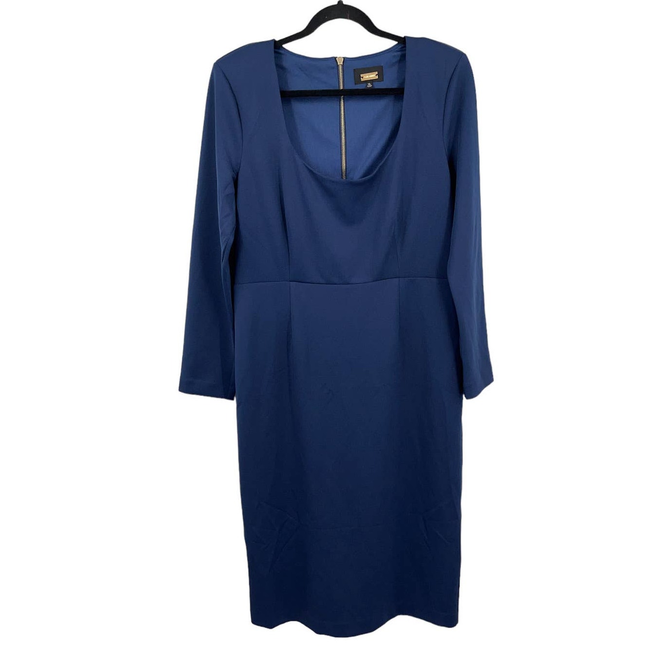 Alexia Admor dress Alina scoop neck long sleeve sheath X-Large XL