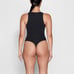 Skims Fits Everybody High Neck Bodysuit Onyx Size XXS