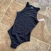 Skims Fits Everybody High Neck Bodysuit Onyx Size XXS