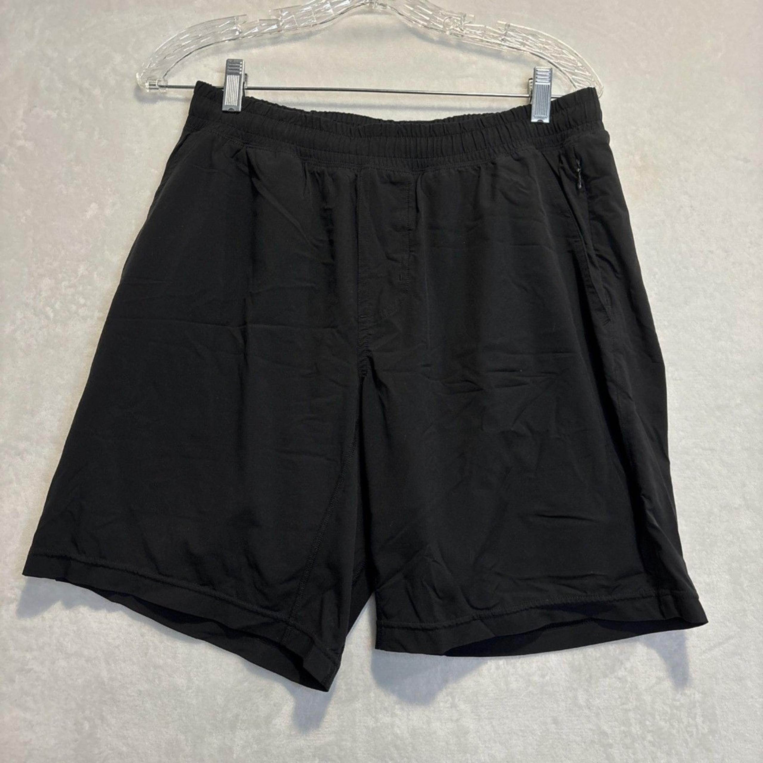 Rhone Shorts Mens Medium Black Mako Lined 9" Inseam Active Moisture Wicking