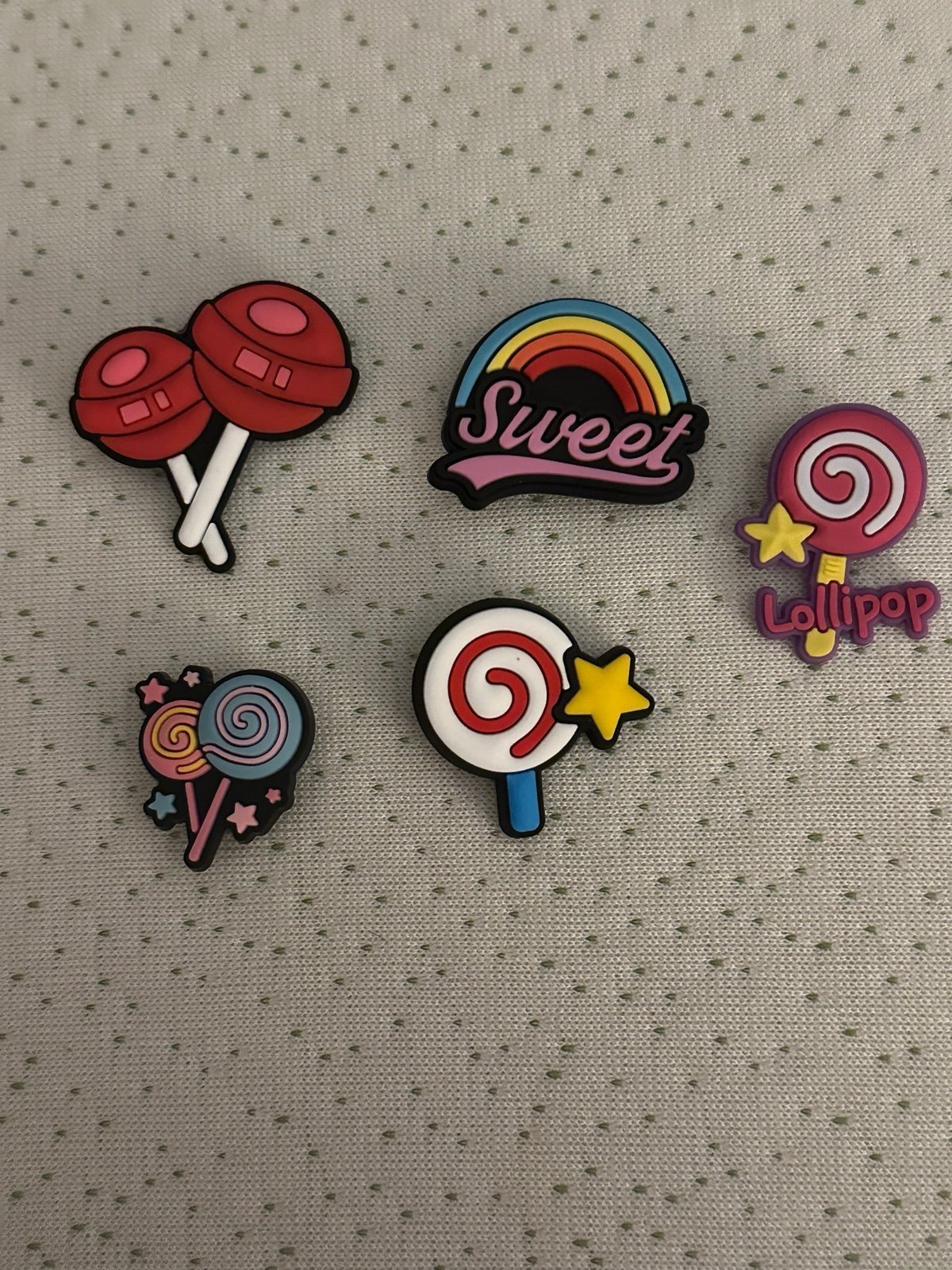 Shoe/Bracelet Charms Lollipop Lot of 5 nwt