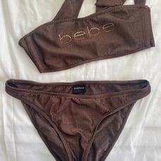 bebe vintage bikini set