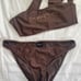 bebe vintage bikini set
