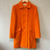 Miss Chloe Wool Blend Coat Orange Size 40