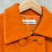 Miss Chloe Wool Blend Coat Orange Size 40