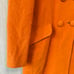Miss Chloe Wool Blend Coat Orange Size 40