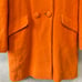 Miss Chloe Wool Blend Coat Orange Size 40