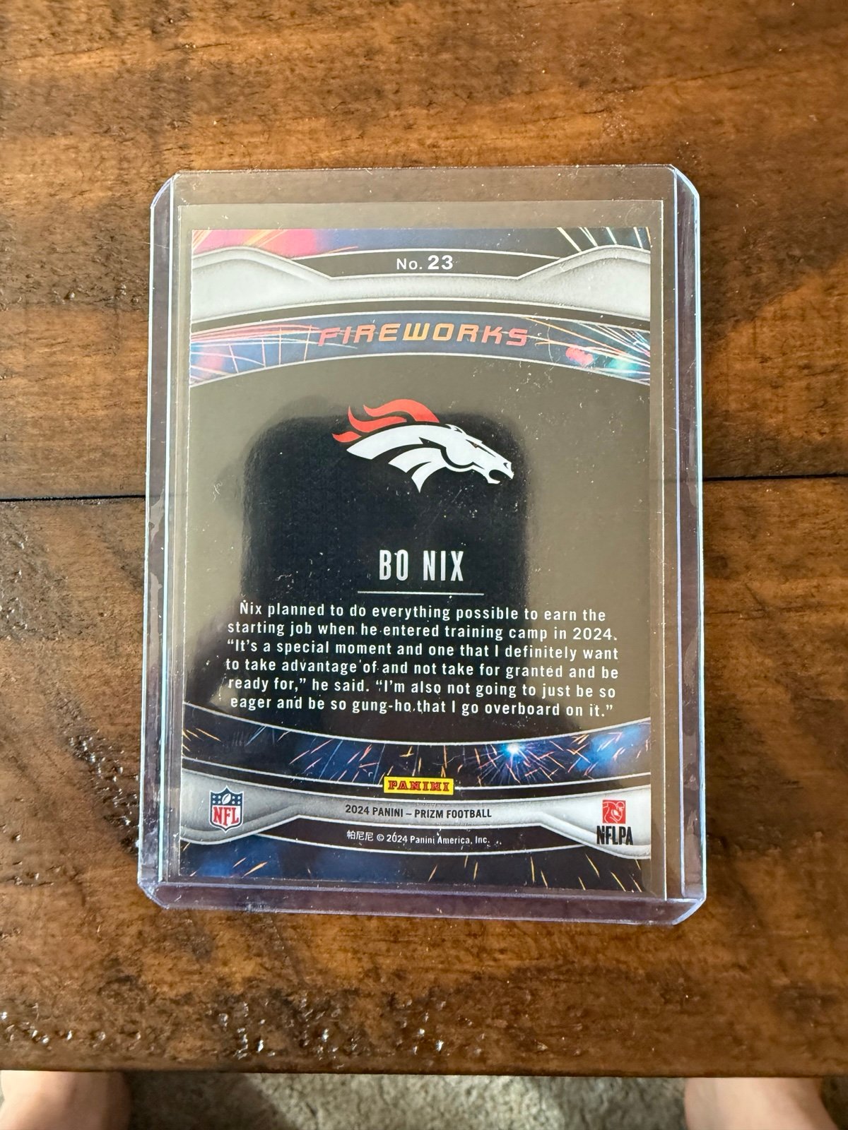 Bo nix lot