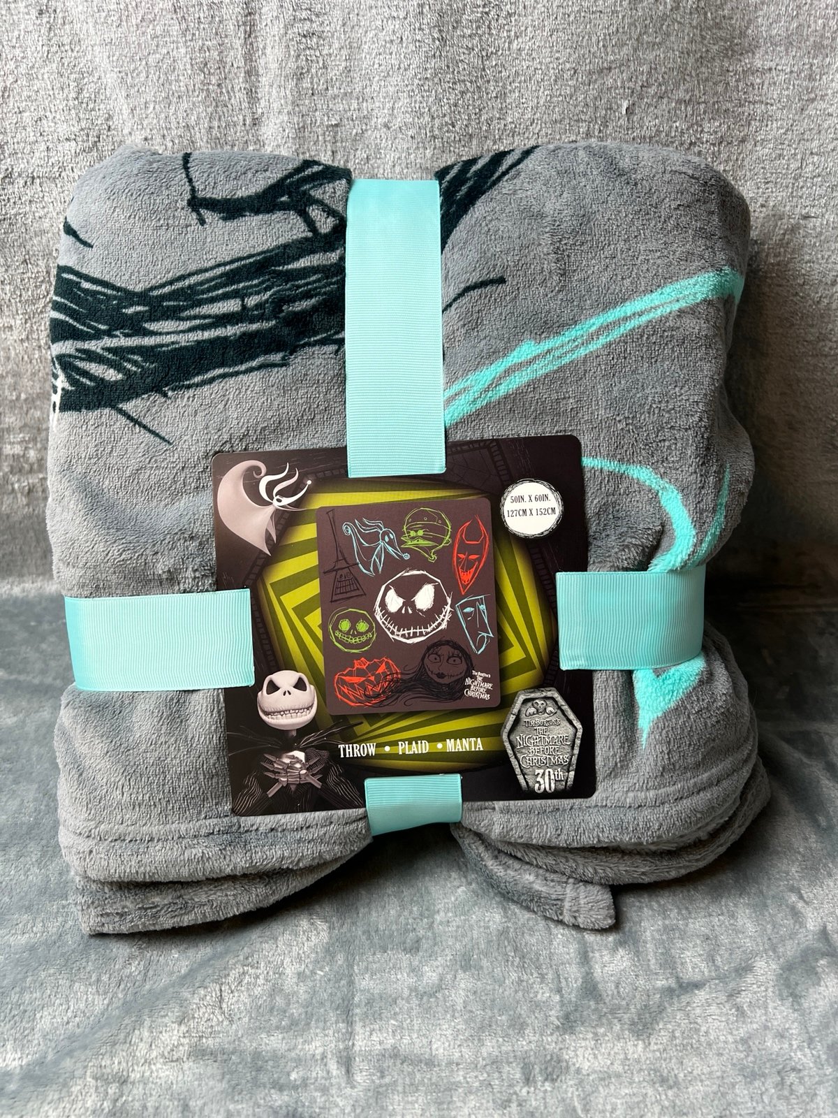 The Nightmare Before Christmas Throw Blanket – 30th Anniversary