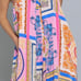 Multicolor Tube Tie Back Chest Elastic Waisted Oversized Jumpsuit