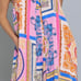 Multicolor Tube Tie Back Chest Elastic Waisted Oversized Jumpsuit