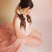 Light Pink Maternity Shoot Dress