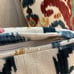 Henredon Drexel Ikat Print Duck Feather Decorative Pillows Set of 2 Large 19x20