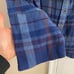 Prana top button front 100% organic cotton plaid Large