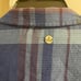 Prana top button front 100% organic cotton plaid Large