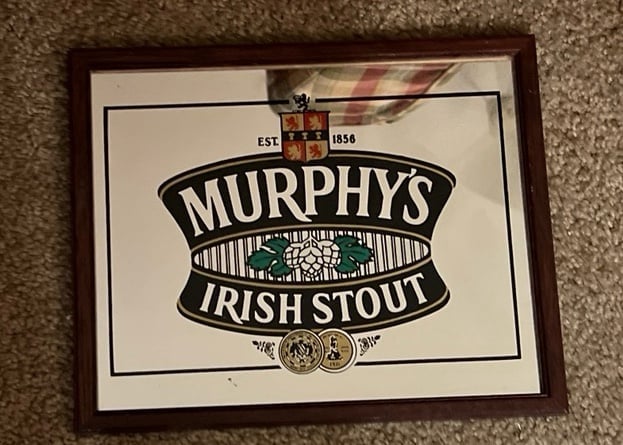 Murphy’s Irish Stout Mirrored Bar Sign