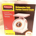 RUBBERMAID PELOUZE 632SRW PORTION SCALE DISHWASHER SAFE DIET WEIGHT RESTAURANT