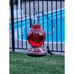 Hummingbird Feeder, 18016P Glass Hummingbird Feeder for Outdoors - Red
