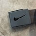 NIKE Gray Web Adjustable Belt