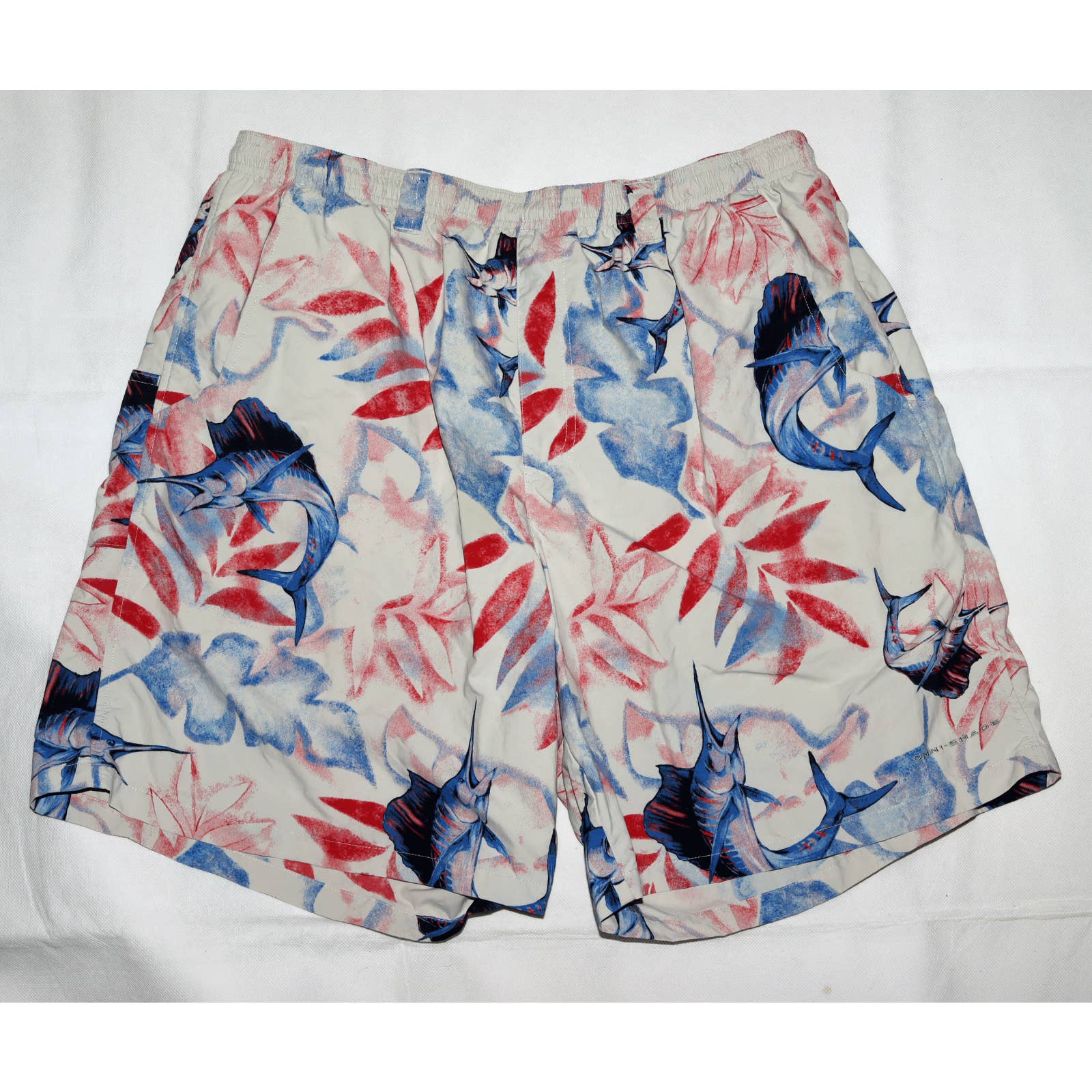 Columbia PFG Men's Belted Swim Trunks Shorts Size XL