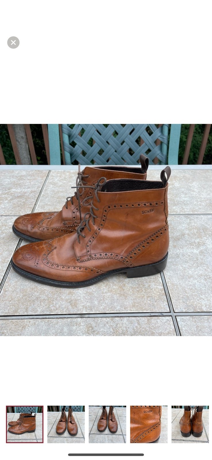 Scapa leather boots
